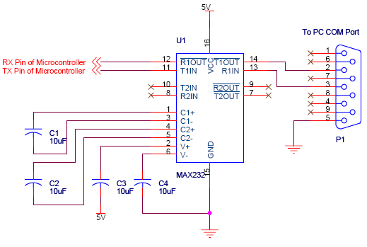 8051 circuit diagram. A simple schematic diagram of